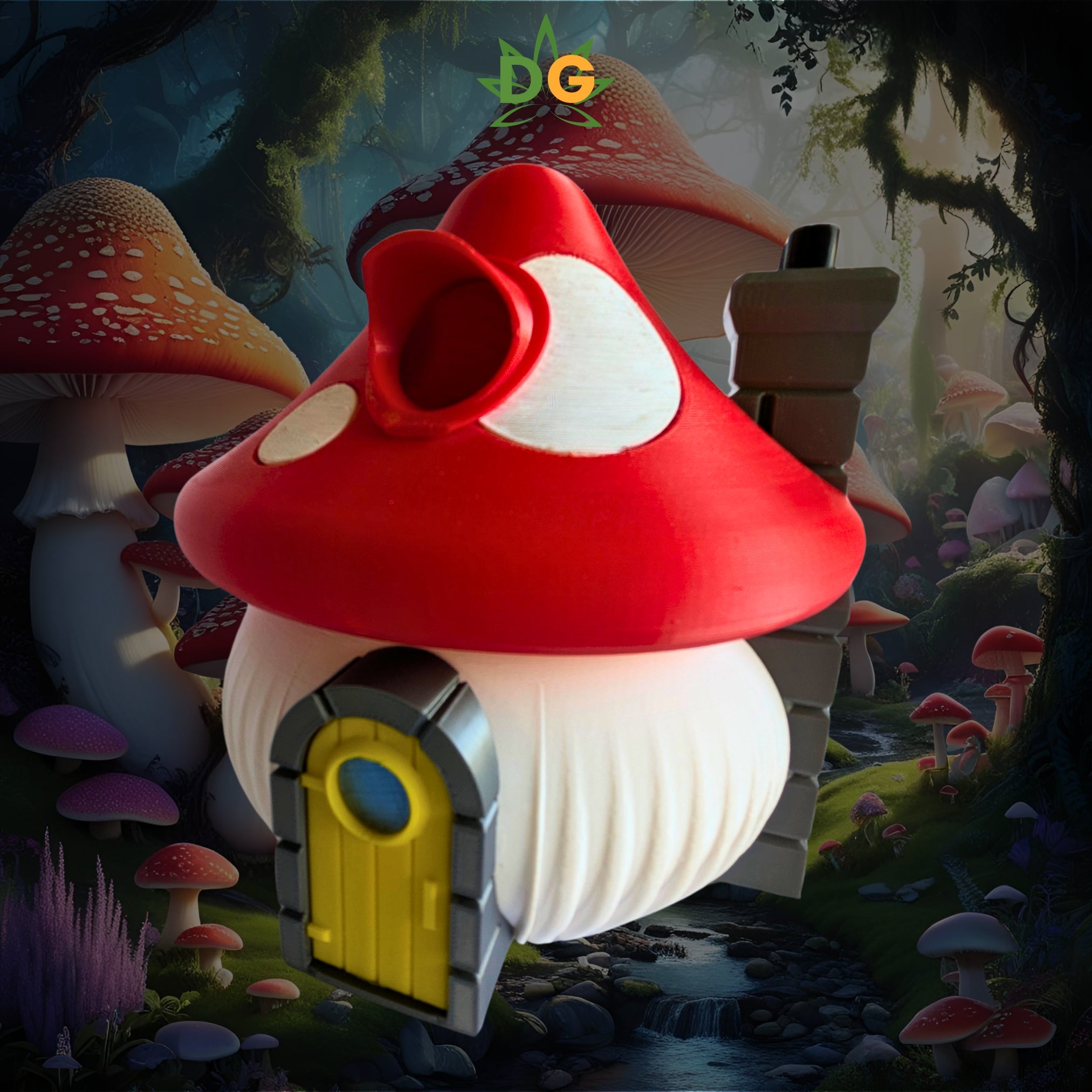 Enchanted Mushroom Birdhouse: A Novel Avian Dwelling