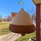 Giant Acorn Bird House: Unique Garden Decor & Bird Sanctuary for Outdoor Birds, Home and Garden Accent