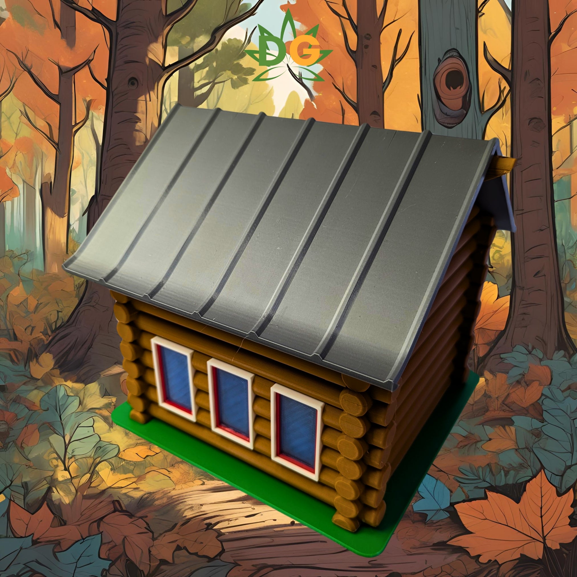 Modern Up north Cottage Birdhouse: Cottage Style, Strong & Weatherproof, Easy Mounting Home Décor for Birds, Garden Art, Outdoor Ornament