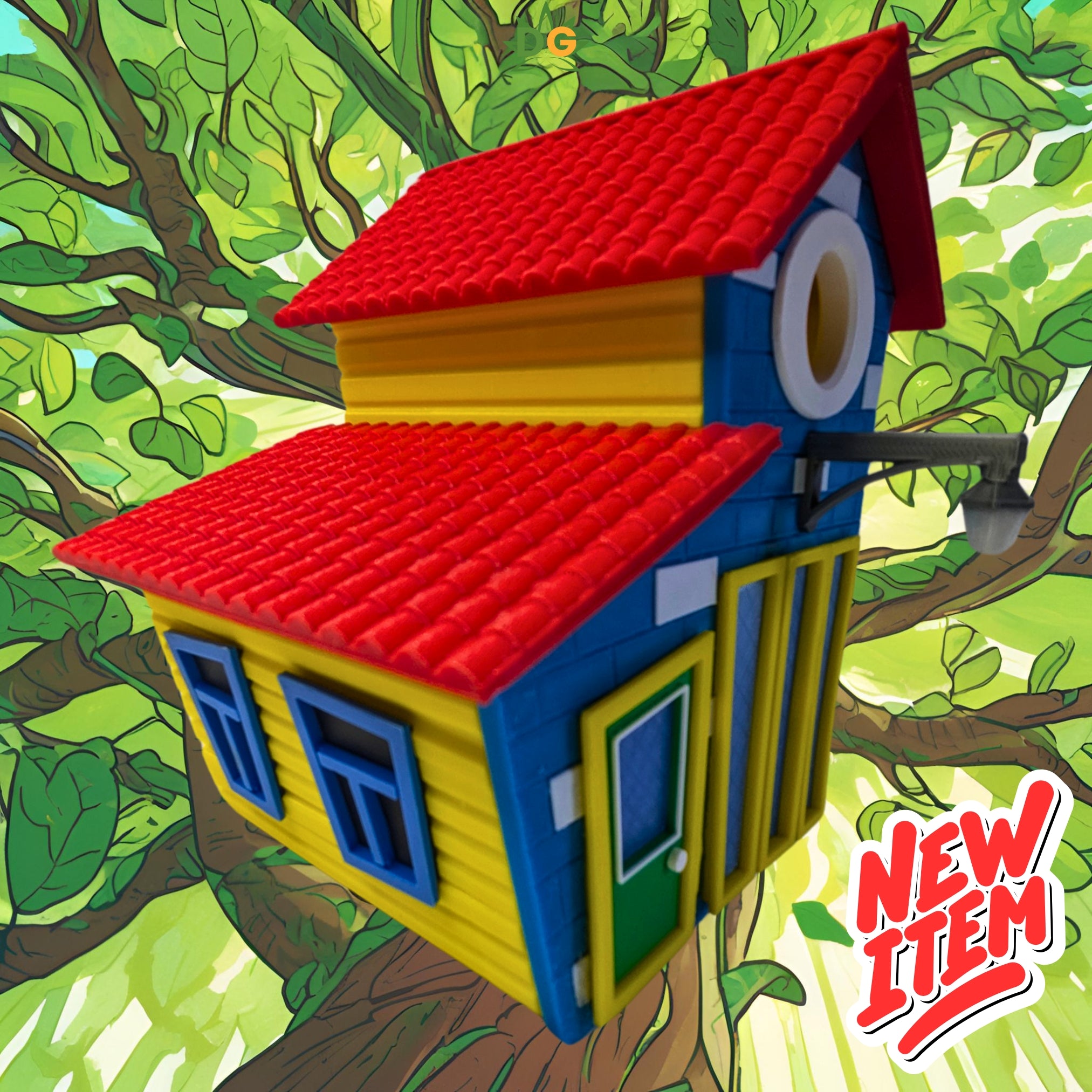 Toon-Tastic Birdhouse – A Playful Perch for Your Feathered Crew