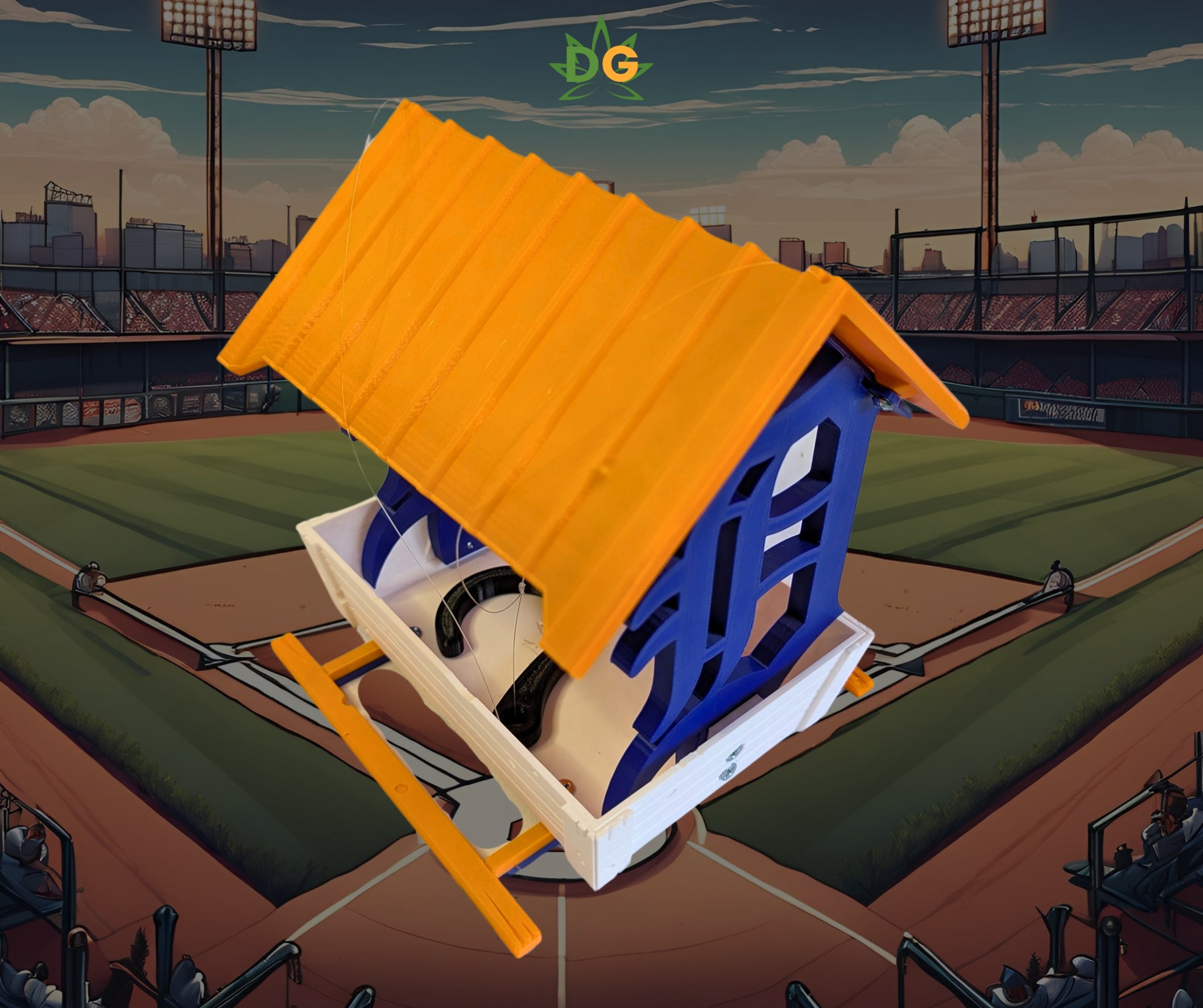 Michigan Sports Themed Countryside Bird Feeder | Outdoor Wildlife Accessory