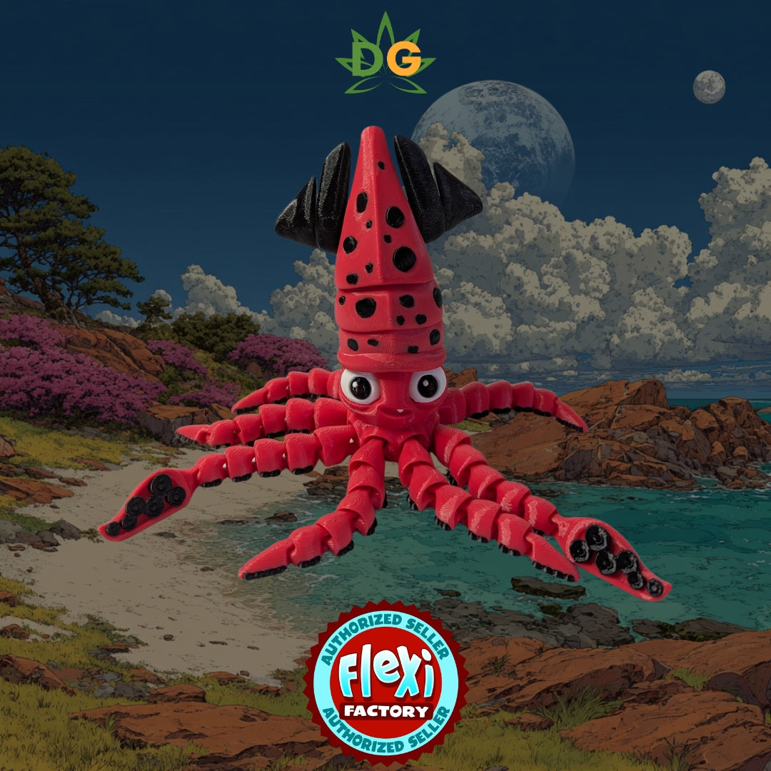 Flexi Factory Pirate & Spotted Squid