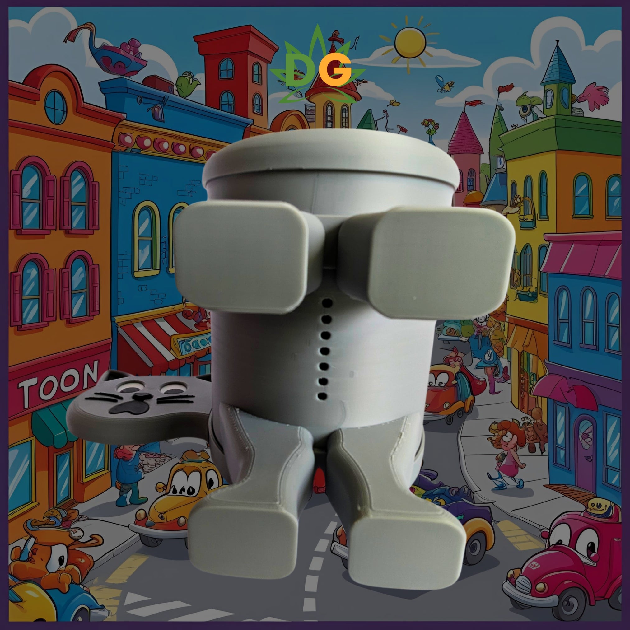 Surprised Cat Bird House: Funny & Cute Decor & Bird Home