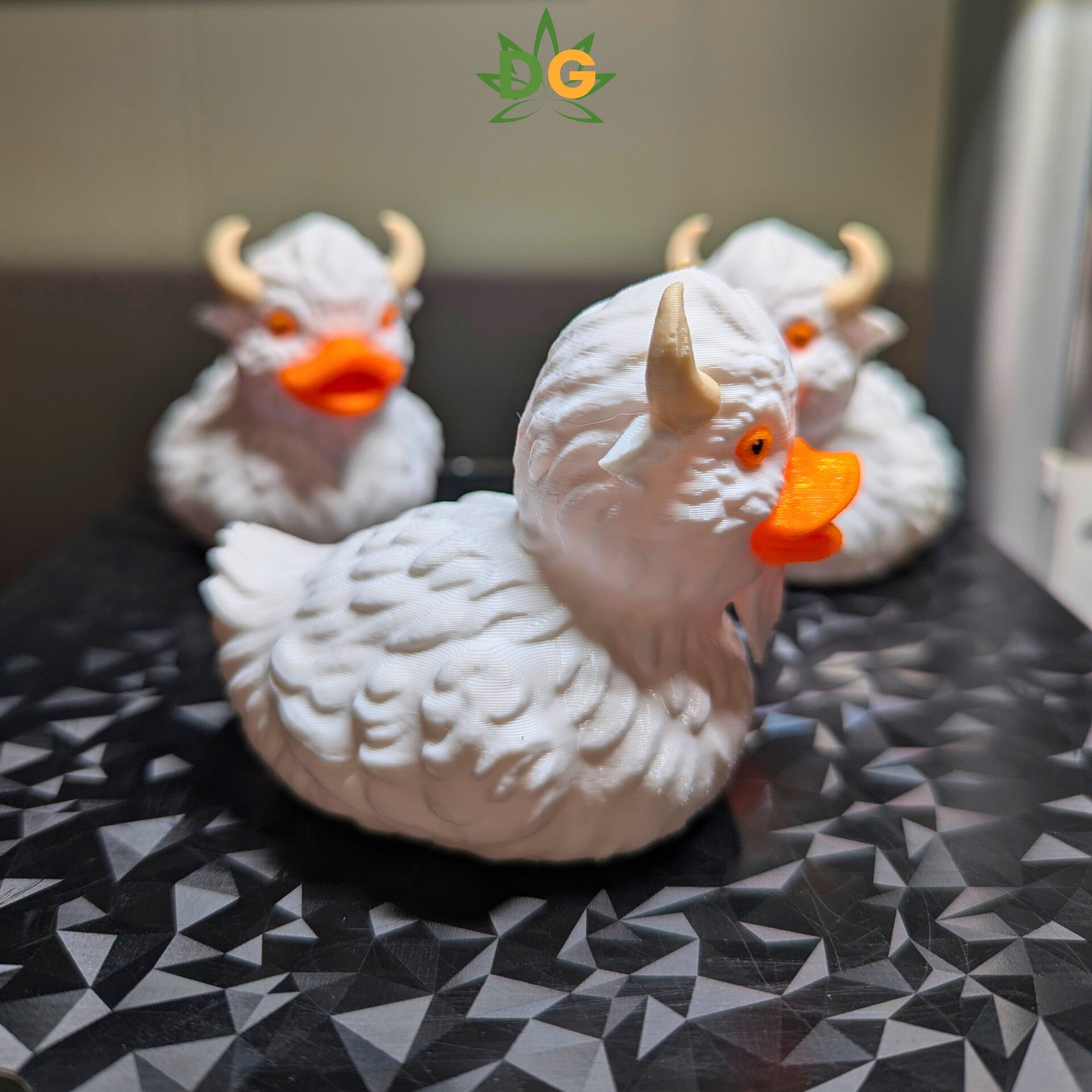 Albino Buffalo Duck | Limited Edition Dashboard Buddy