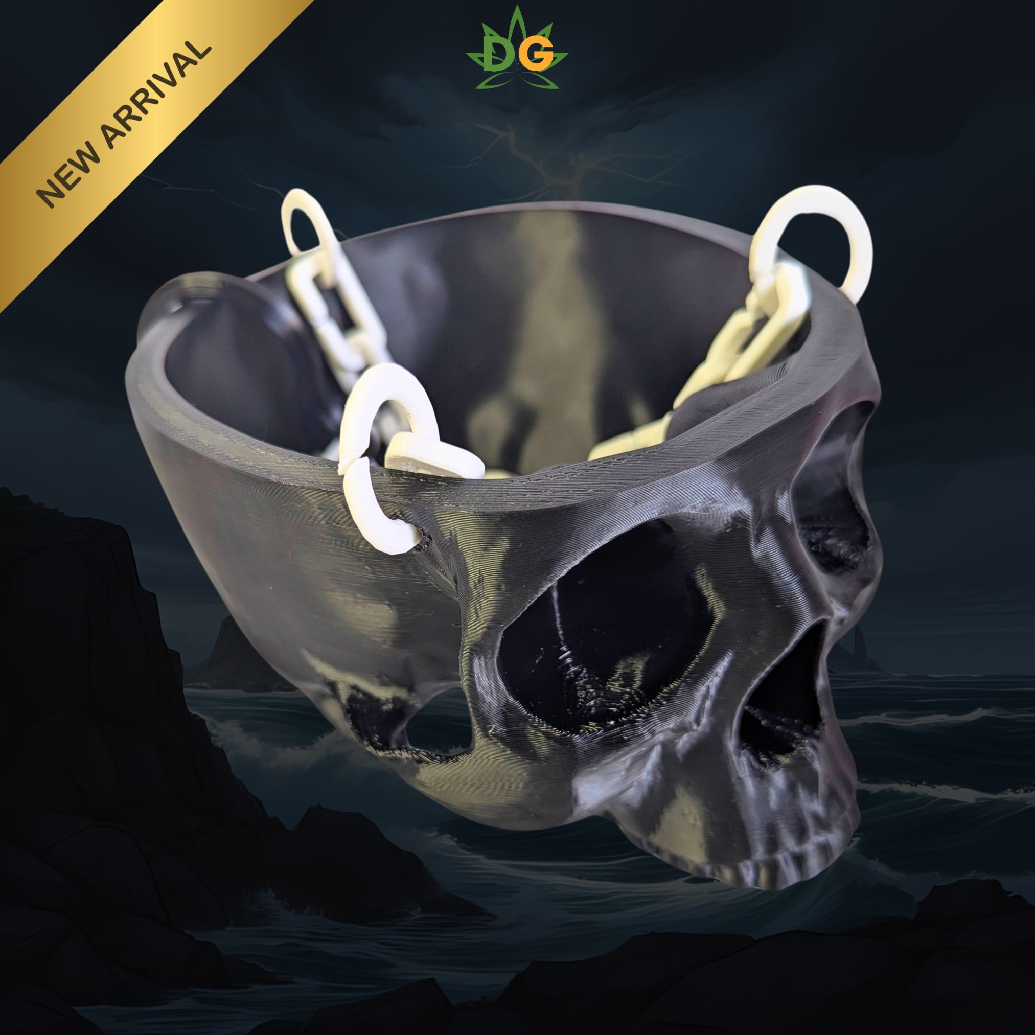 Grave Skull Garden Hanger (Indoor & Outdoor)