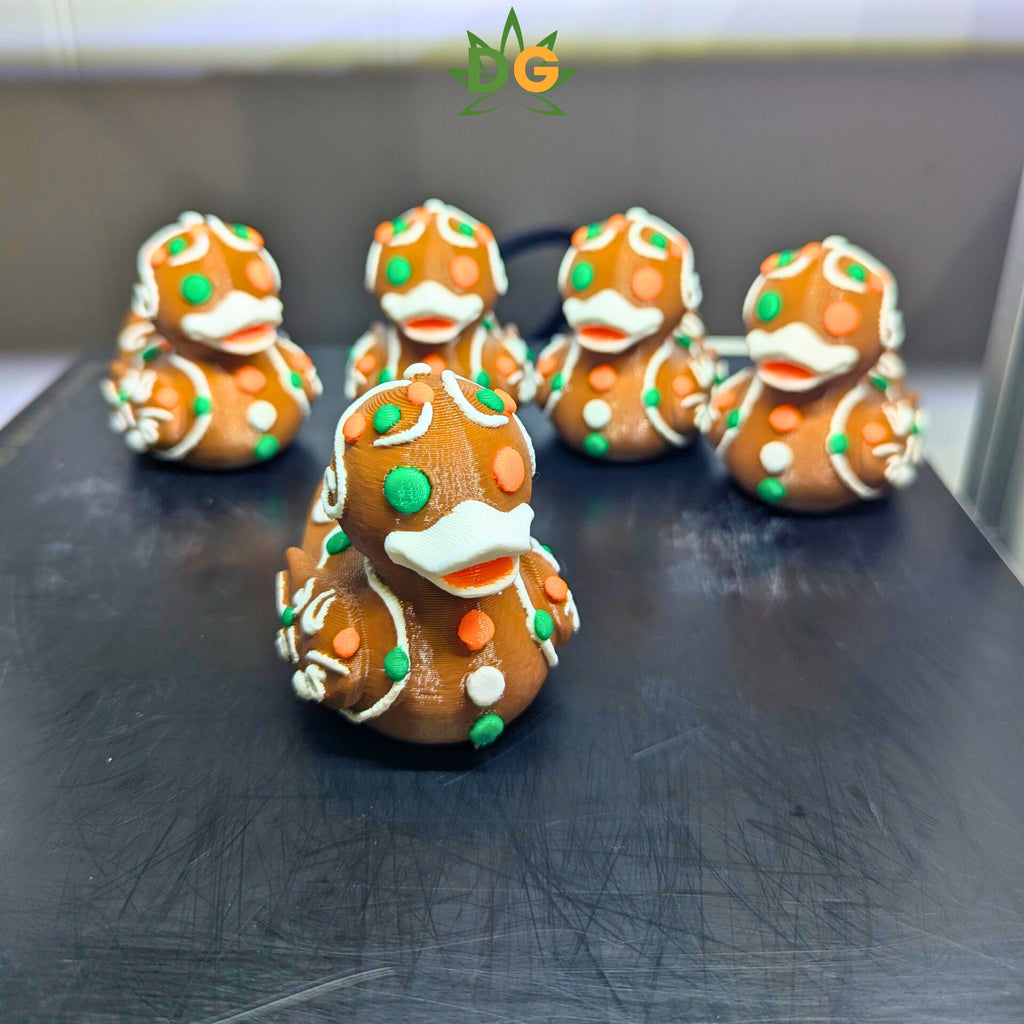 Colorful Gingerbread Duck Companion | Christmas Jeep Accessory