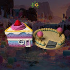Delicious Cake Slice Fairy House with LED Light
