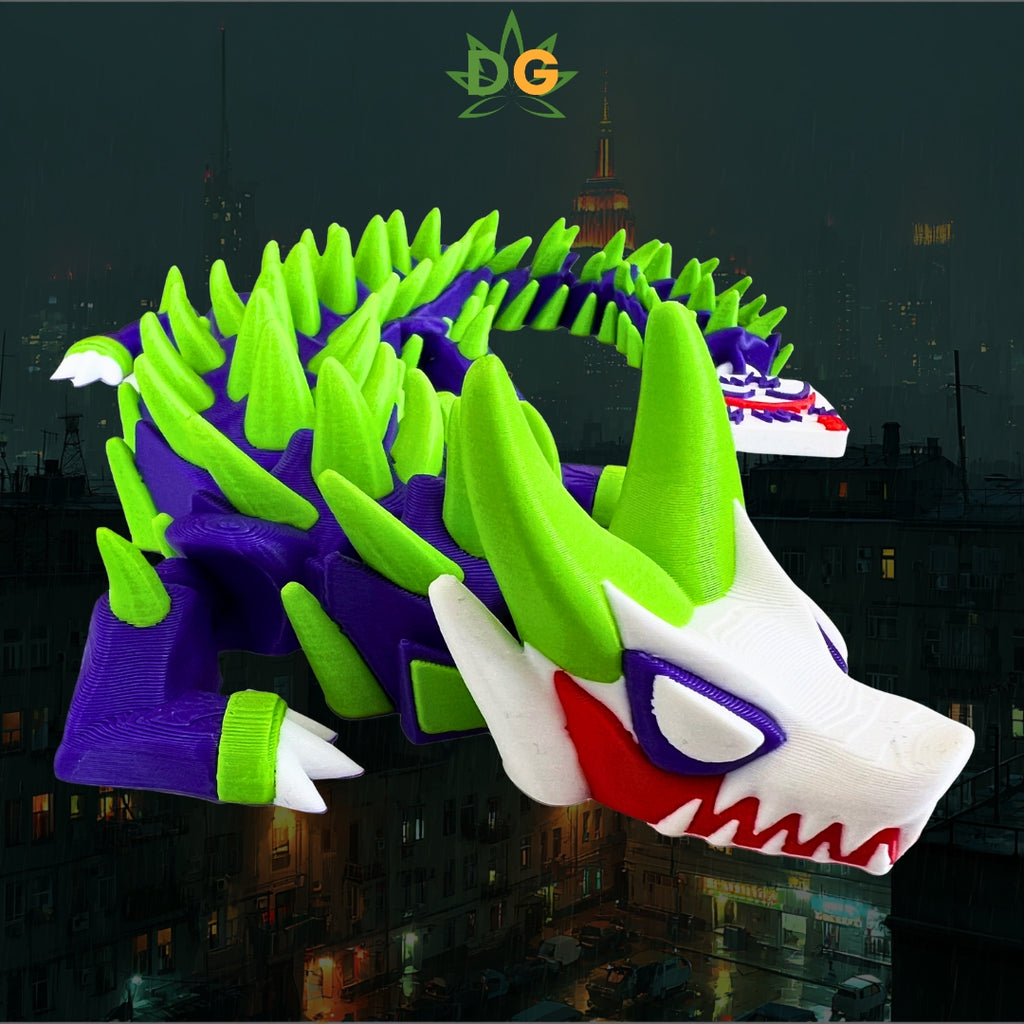 Articulated Villian Jester Dragon Flexi