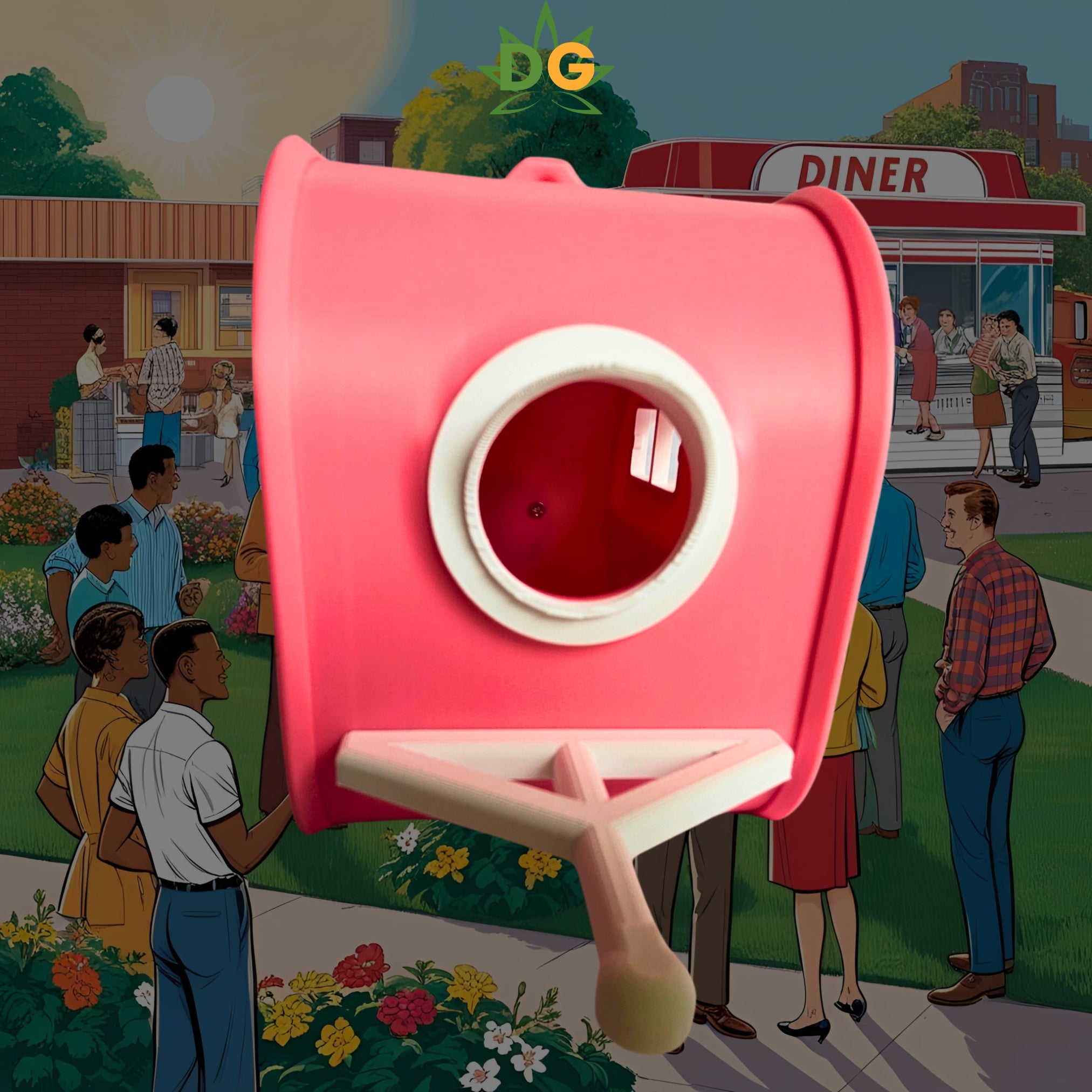 Retro Roamer Birdhouse: A Nomadic Nesting Retreat