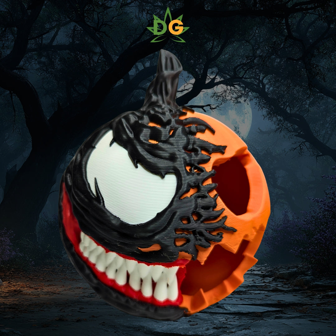 Symbiote Pumpkin Halloween Decoration