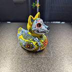 Day of the Dead Wolf Duck | Sugar Skull Jeep Accessory
