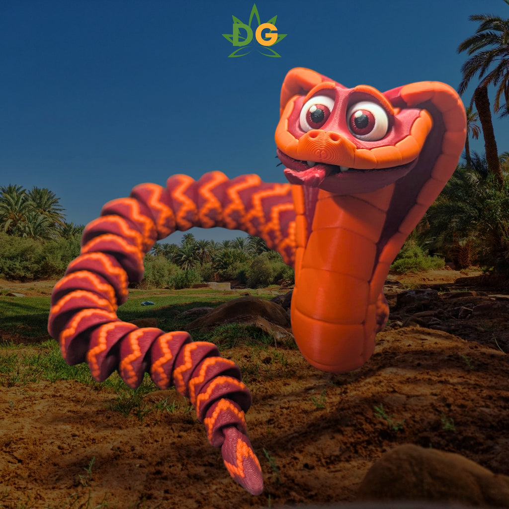 Cute Cuddly King Cobra Flexi | For Snake Enthusiast