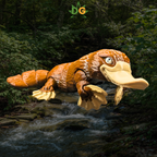 River Drifter Articulated Platypus – 3D Printed Flexi Collectible