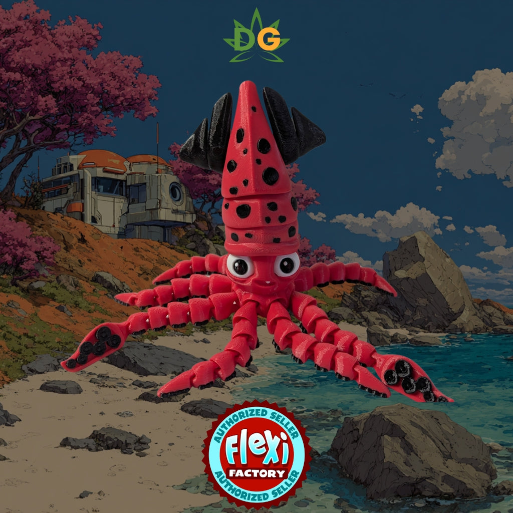 Flexi Pirate & Spotted Squid | Awesome gift