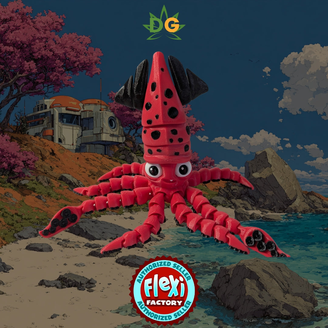 Flexi Factory Pirate & Spotted Squid