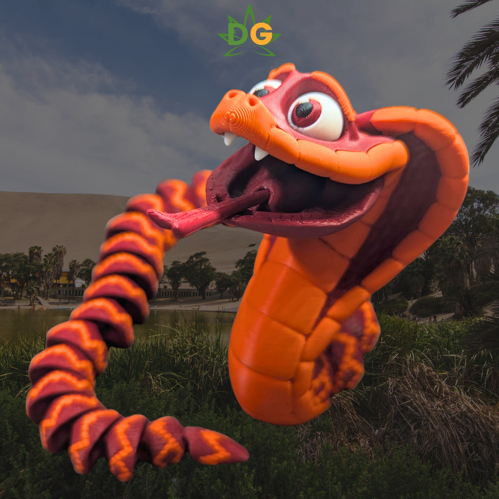 Cute Cuddly King Cobra Flexi | For Snake Enthusiast