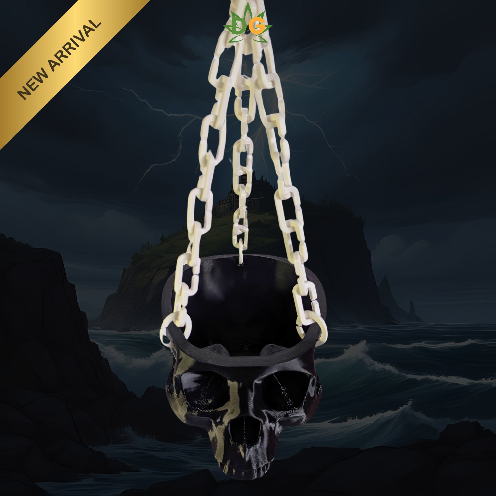 Grave Skull Garden Hanger (Indoor & Outdoor)