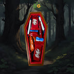 Spooky 3D Printed Coffin Box - Versatile Halloween Decor & Candy Holder