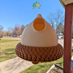 Giant Acorn Bird House: Unique Garden Decor & Bird Sanctuary for Outdoor Birds, Home and Garden Accent