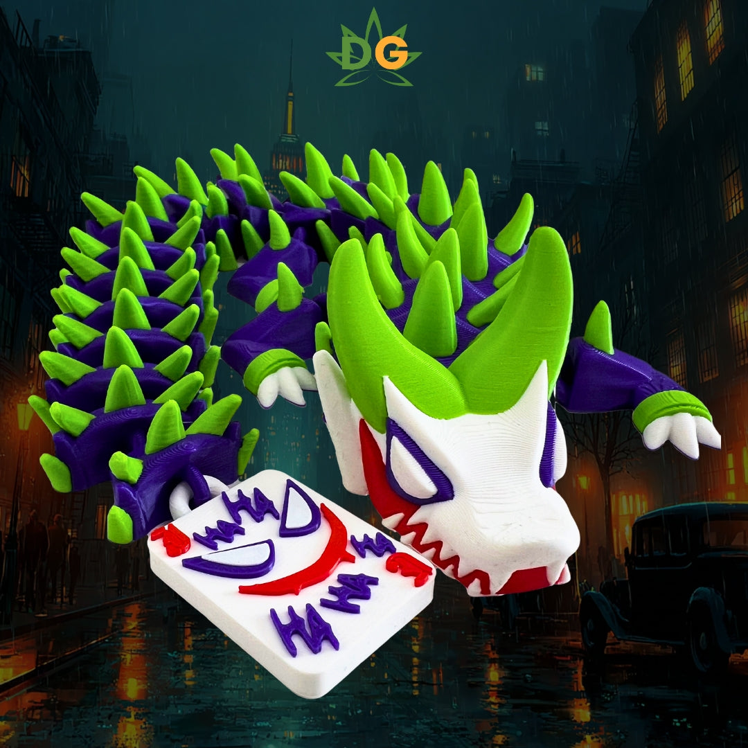 Articulated Villian Jester Dragon Flexi