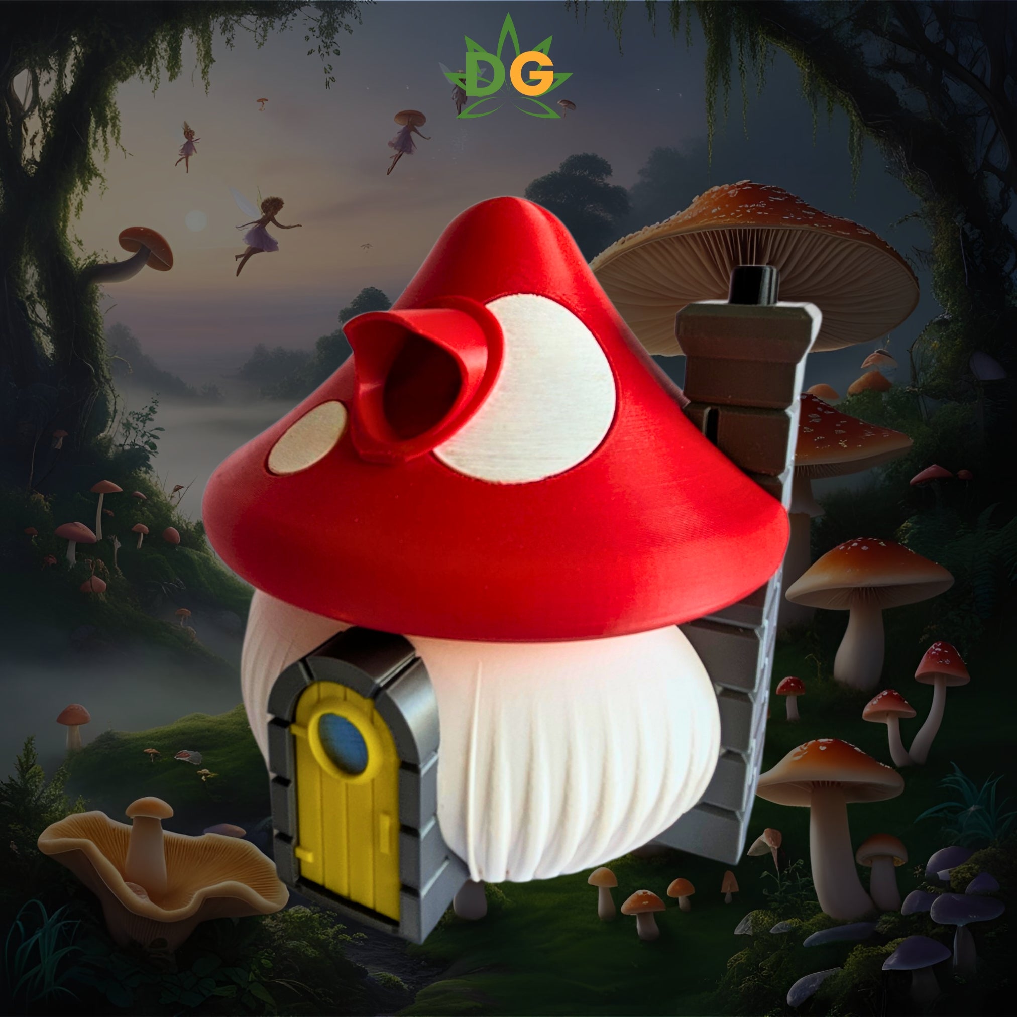 Enchanted Mushroom Birdhouse: A Novel Avian Dwelling