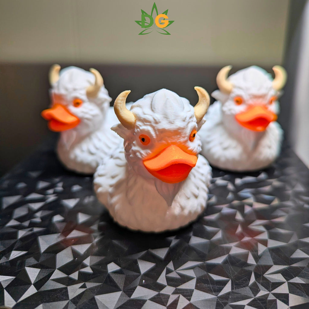 Albino Buffalo Duck | Limited Edition Dashboard Buddy