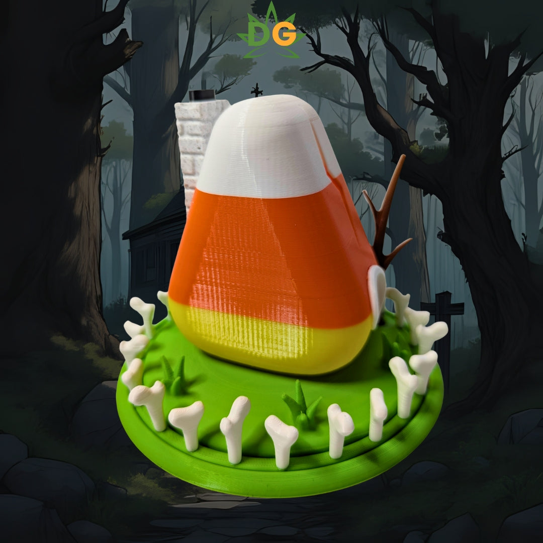 Spooky Candy Corn Cottage Tea Light Decor | Halloween Vibes | Cute gift | Fall Autumn