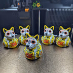 Day of the Dead Wolf Duck | Sugar Skull Jeep Accessory