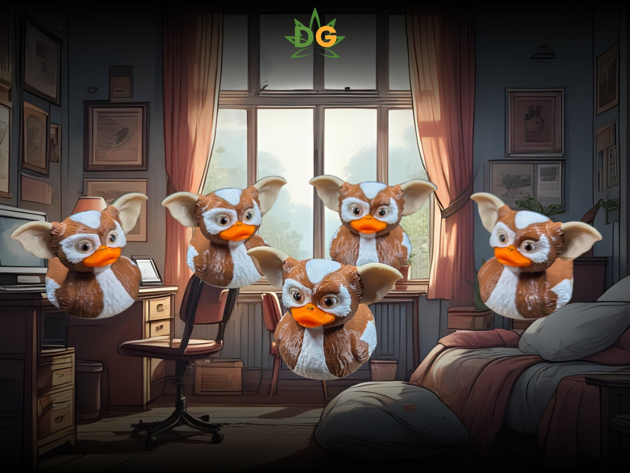 Mogwai Ducky | Don't get him wet! | Jeep Dashboard buddy