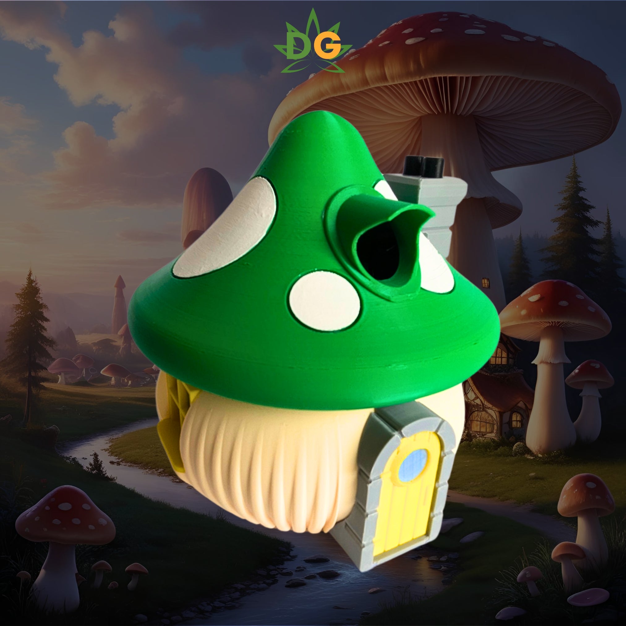 Enchanted Mushroom Birdhouse: A Novel Avian Dwelling