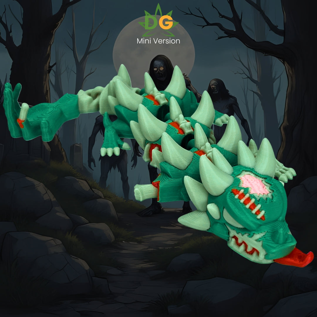 Flexi Zombie Dragon: Gothic Halloween Decor