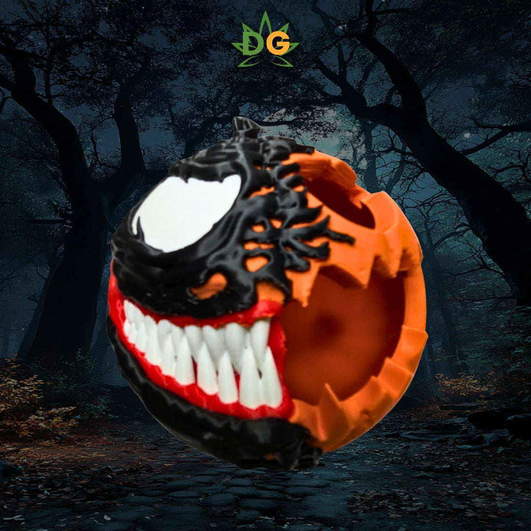 Symbiote Pumpkin Halloween Decoration