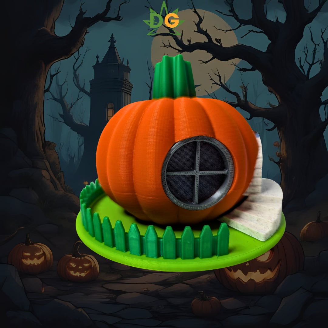 Halloween Pumpkin Fairy Tea Light House | Spooky Vibes | Cute & detailed | Seasonal Decor