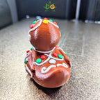 Colorful Gingerbread Duck Companion | Christmas Jeep Accessory