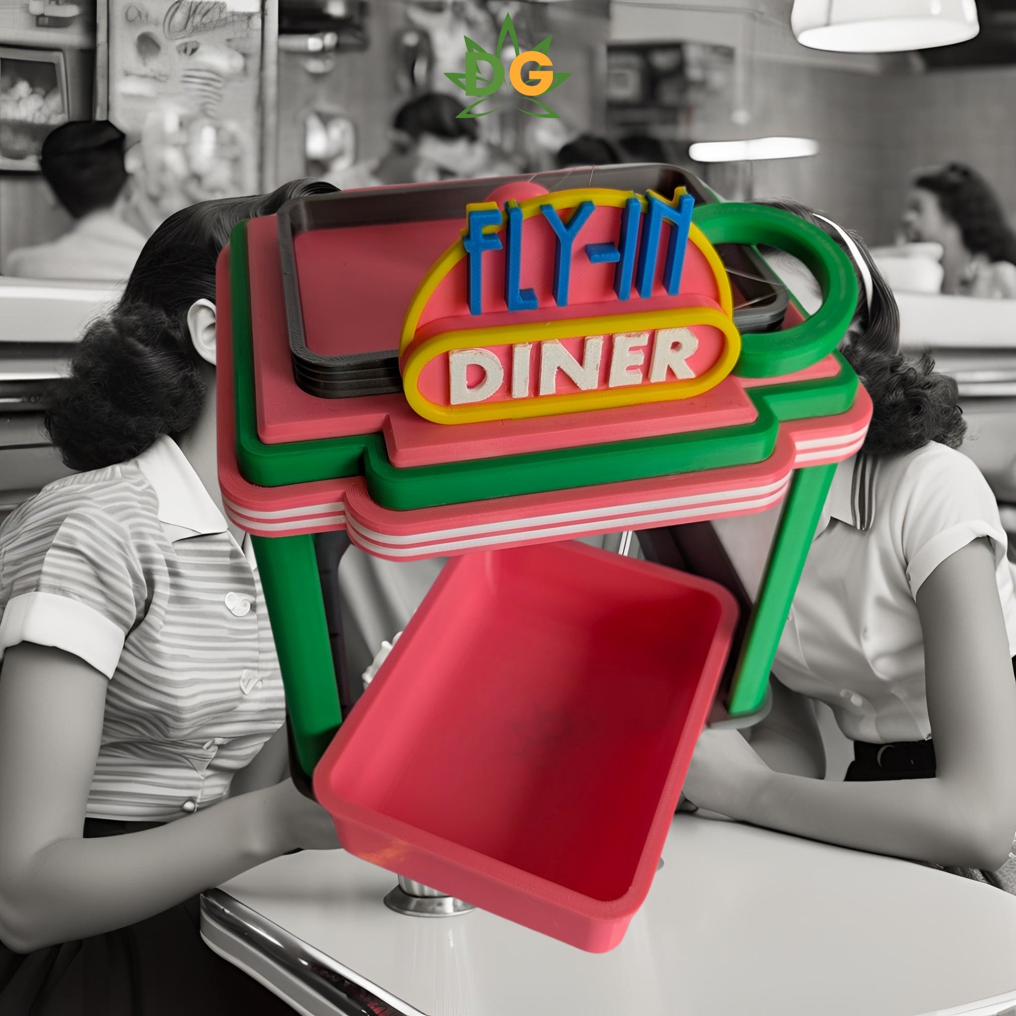 Fly-In Diner Bird Feeder - Vintage Style Restaurant for Birds