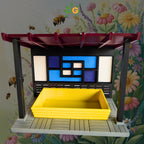 Sleek & Modern Birdfeeder: All-Weather Dining for Your Feathered Friends