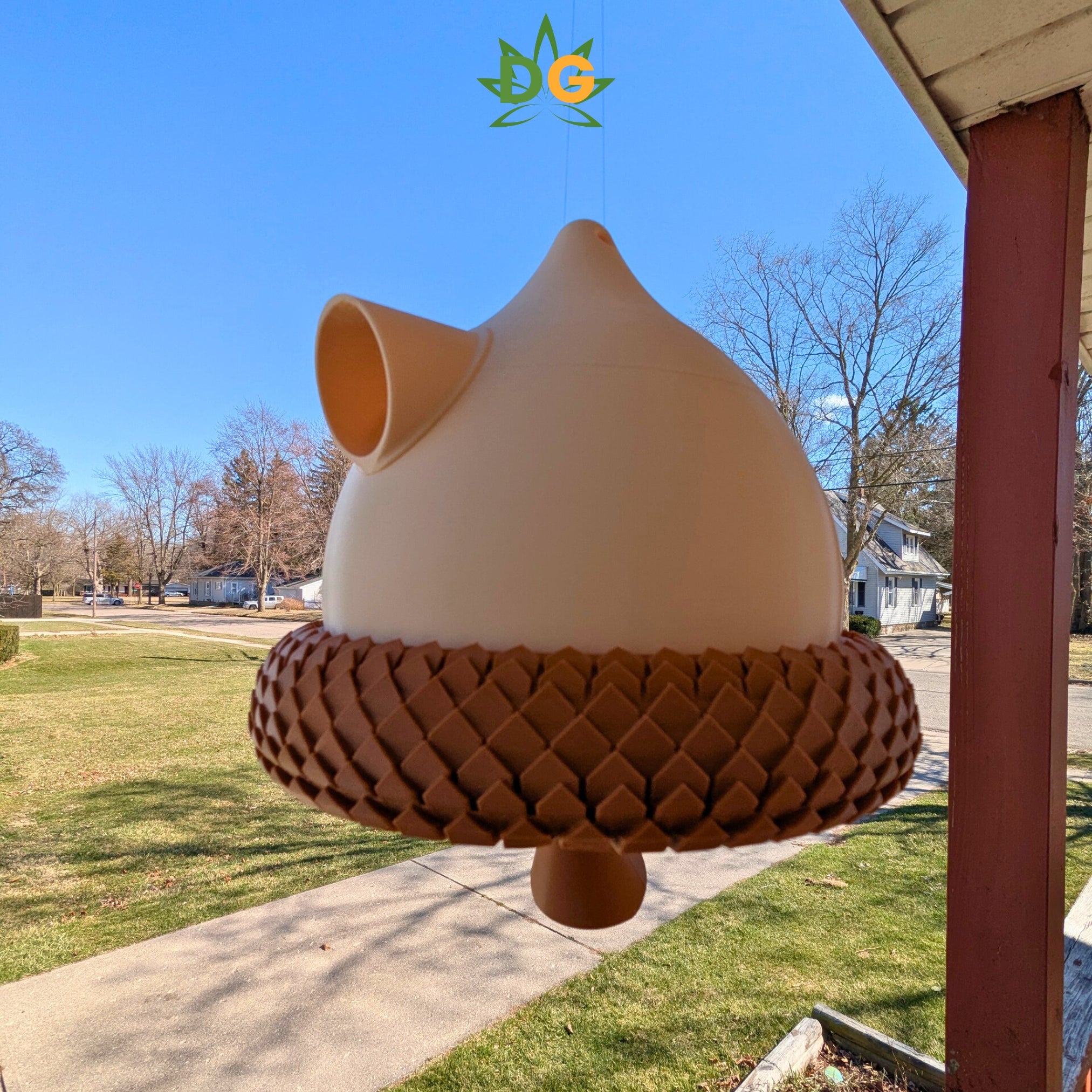 Giant Acorn Bird House: Unique Garden Decor & Bird Sanctuary for Outdoor Birds, Home and Garden Accent
