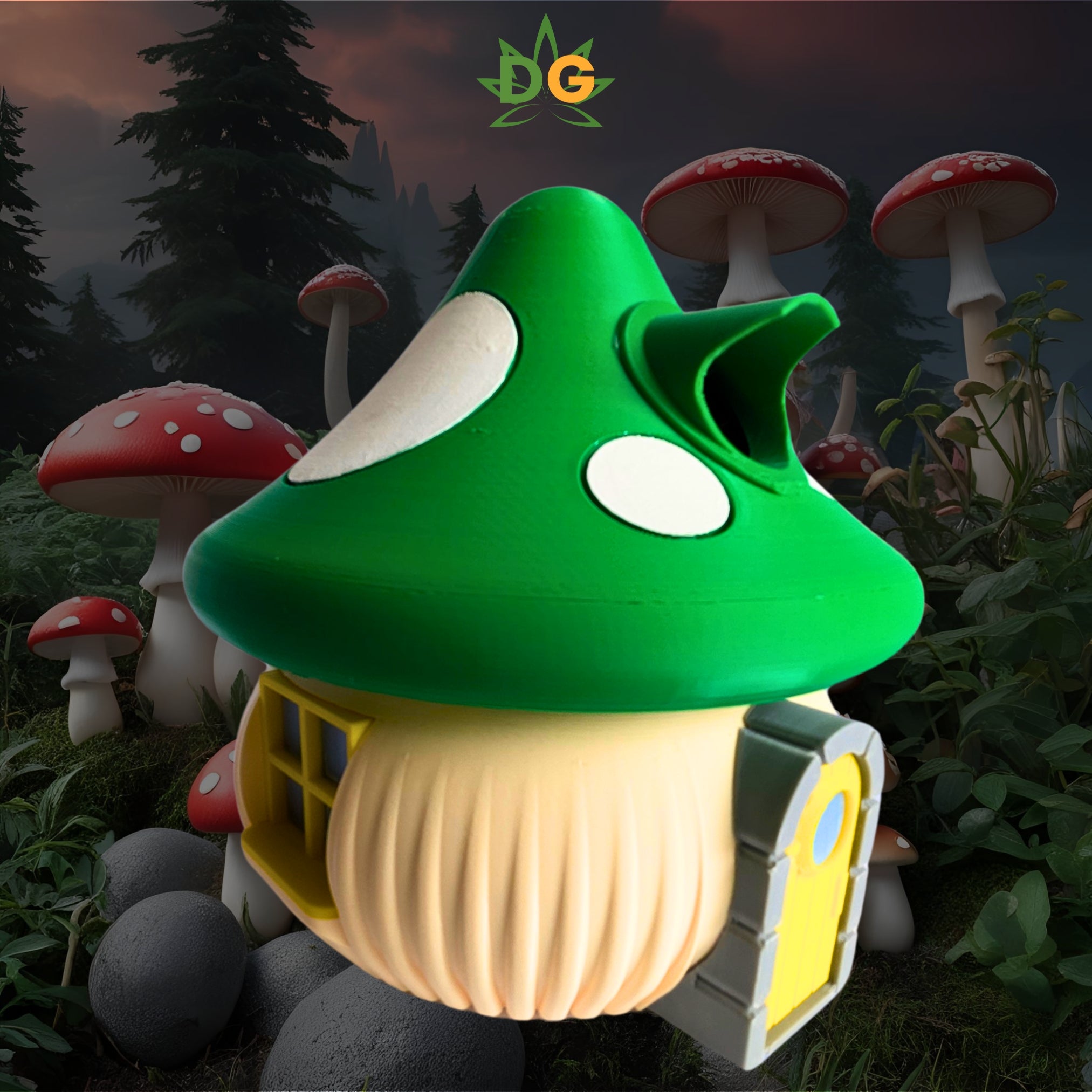 Enchanted Mushroom Birdhouse: A Novel Avian Dwelling