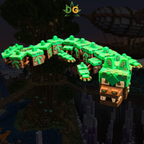 Articulated Earth Dragon Flexi - 3D Printed Pixelated Dragon Figure