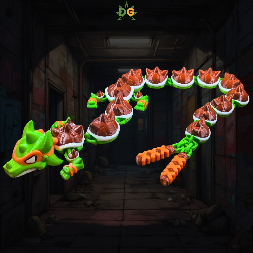 Ninja Dragon Turtle | 3D Printed Retro Gamer Collectible