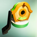 A Charming Hobbit Birdhouse Retreat for Your Feathered Friends - Observe Them Closely with Your Blink Camera!