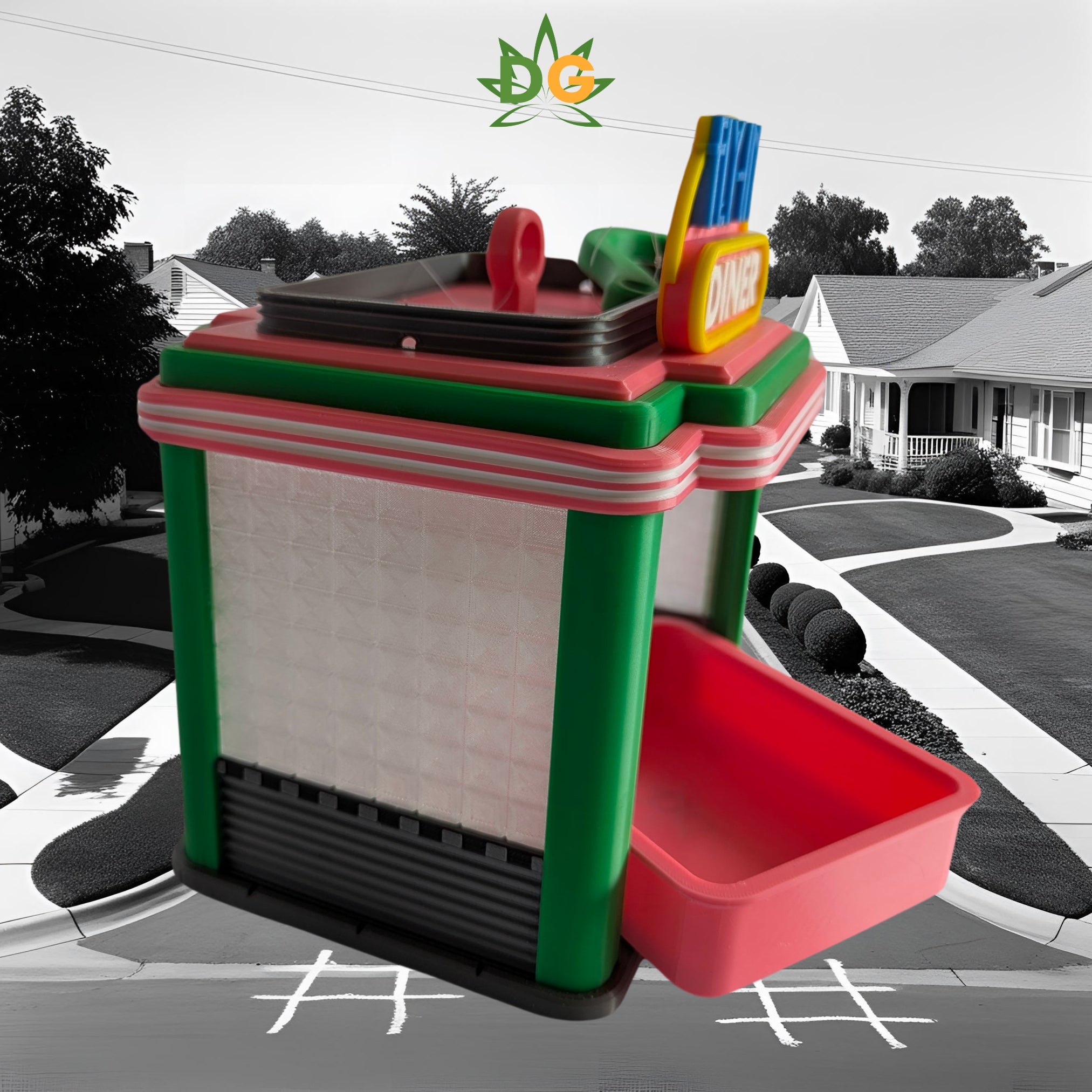 Fly-In Diner Bird Feeder - Vintage Style Restaurant for Birds