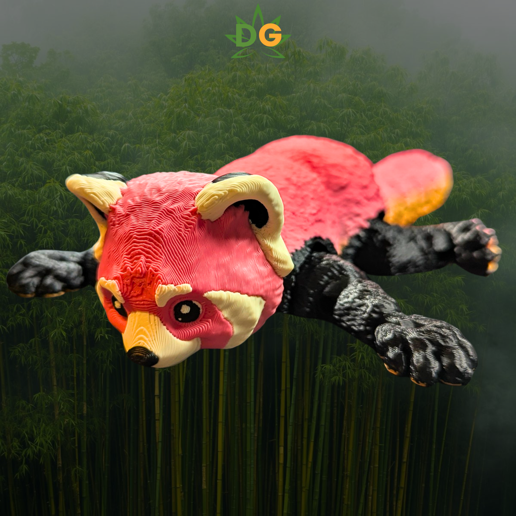 Articulated Red Panda Flexi – 3D Printed Collectible