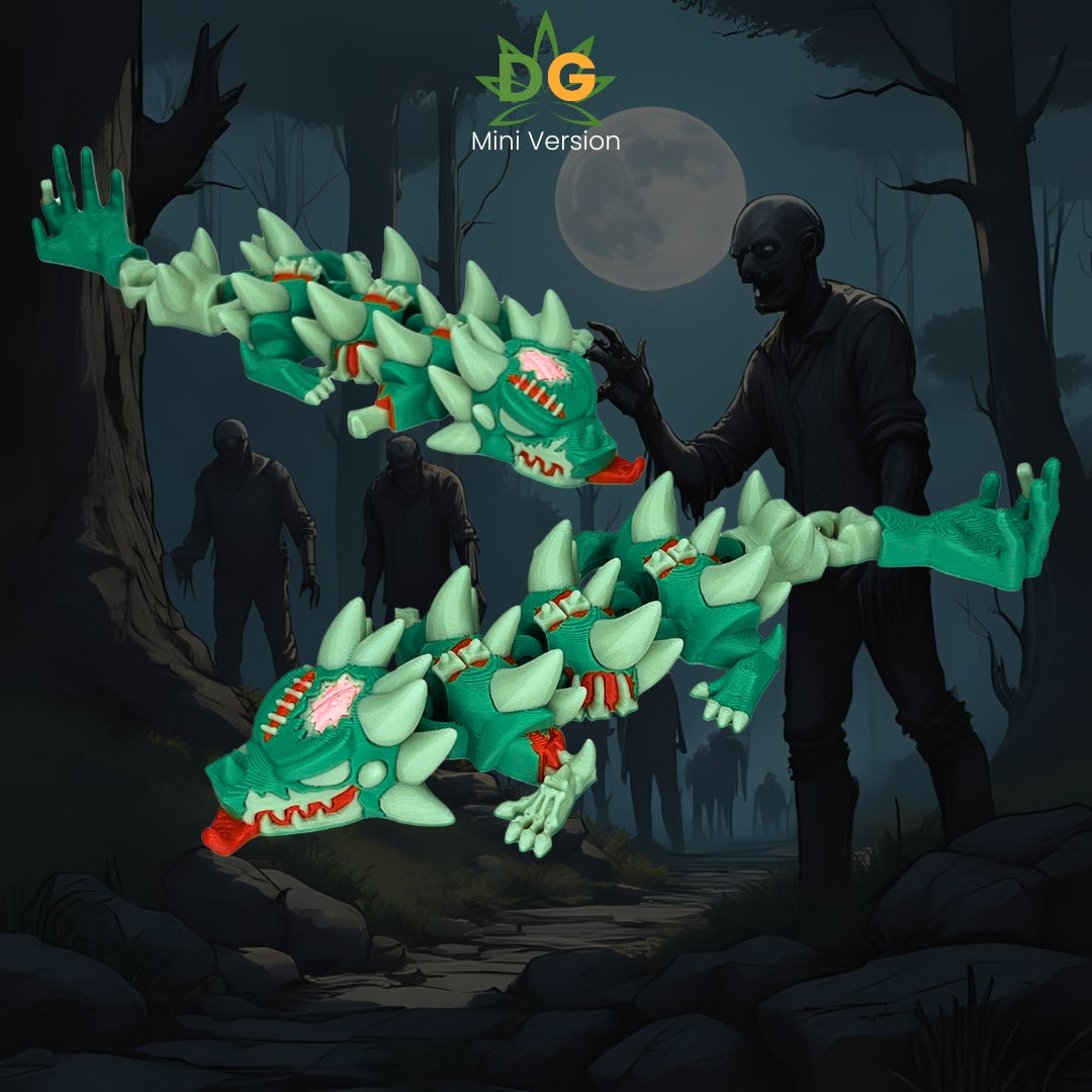 Flexi Zombie Dragon: Gothic Halloween Decor