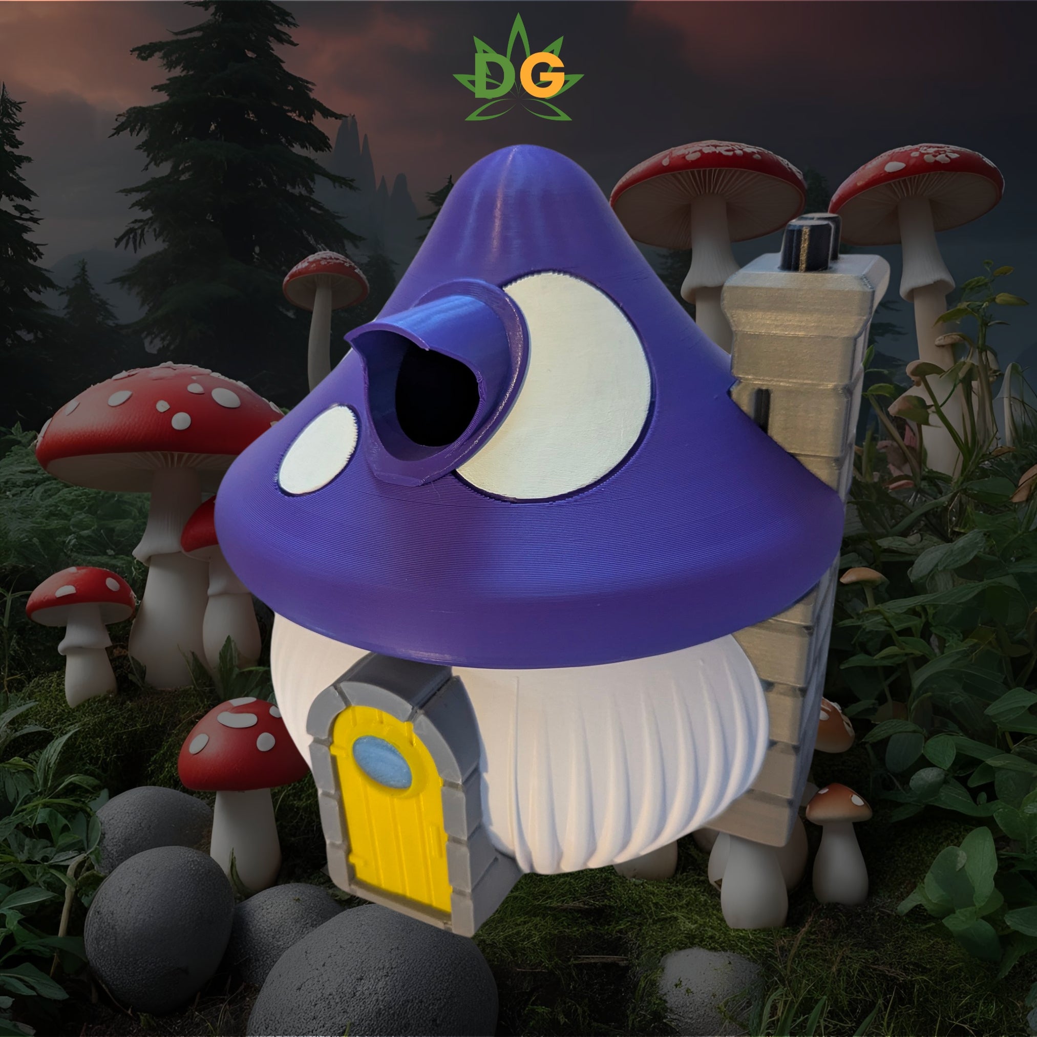 Enchanted Mushroom Birdhouse: A Novel Avian Dwelling