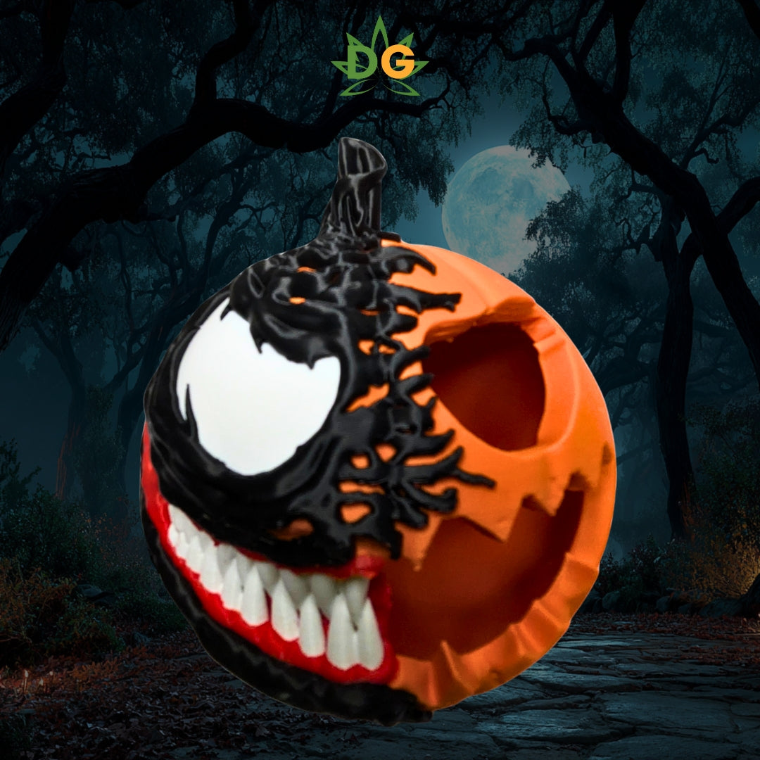 Symbiote Pumpkin Halloween Decoration