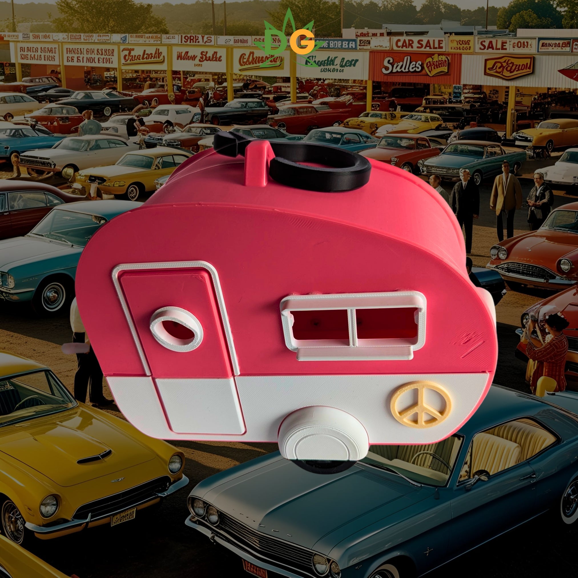 Retro Roamer Birdhouse: A Nomadic Nesting Retreat