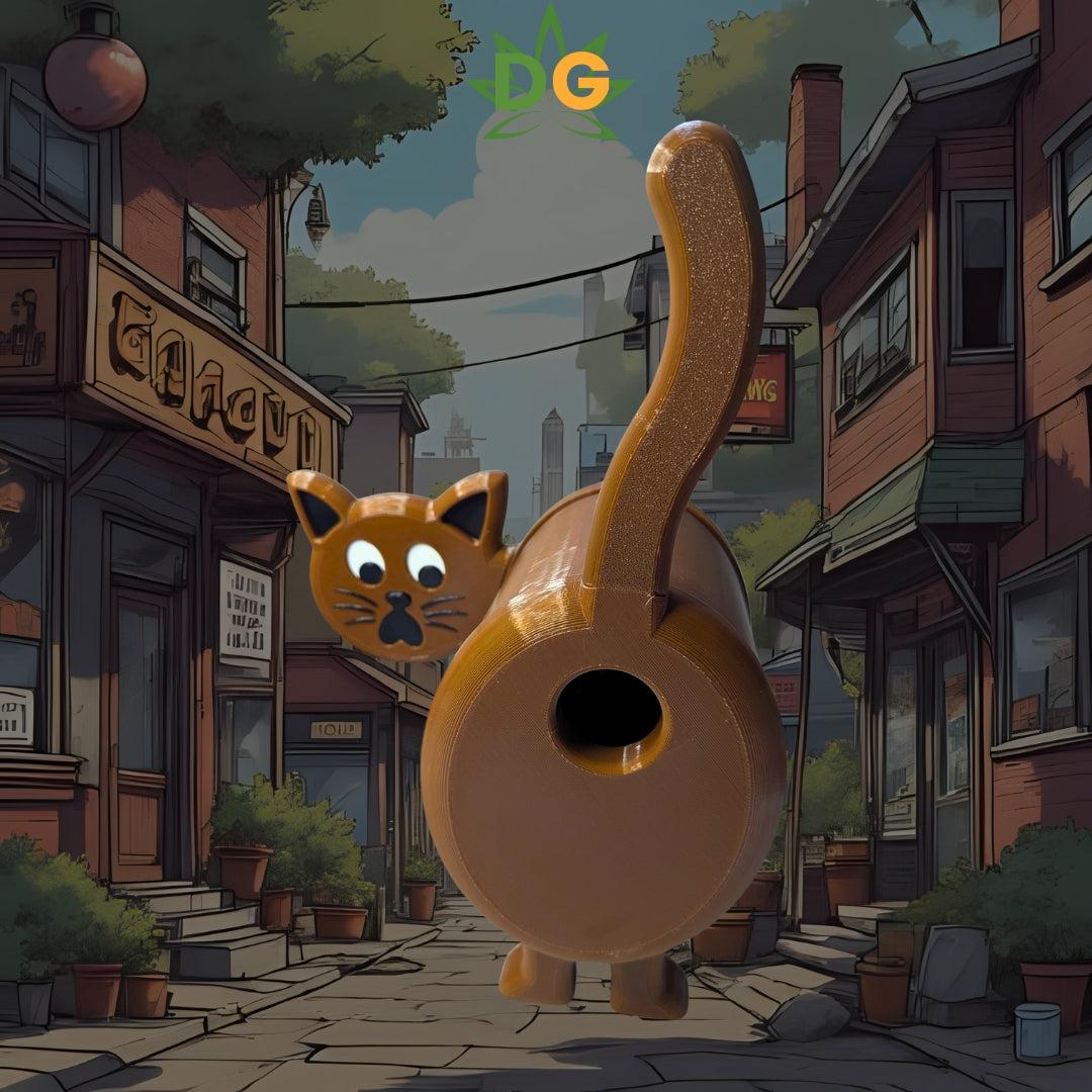 Surprised Cat Bird House: Funny & Cute Decor & Bird Home