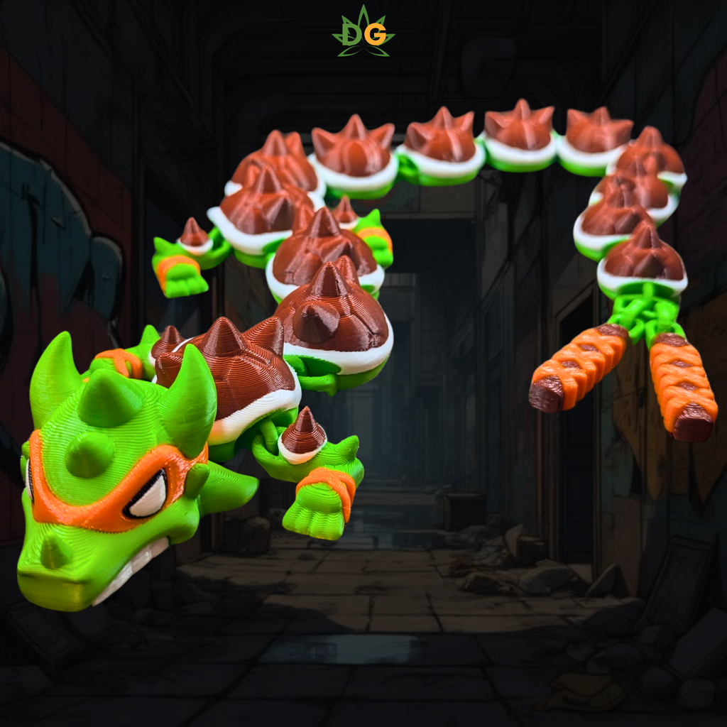 Ninja Dragon Turtle | 3D Printed Retro Gamer Collectible