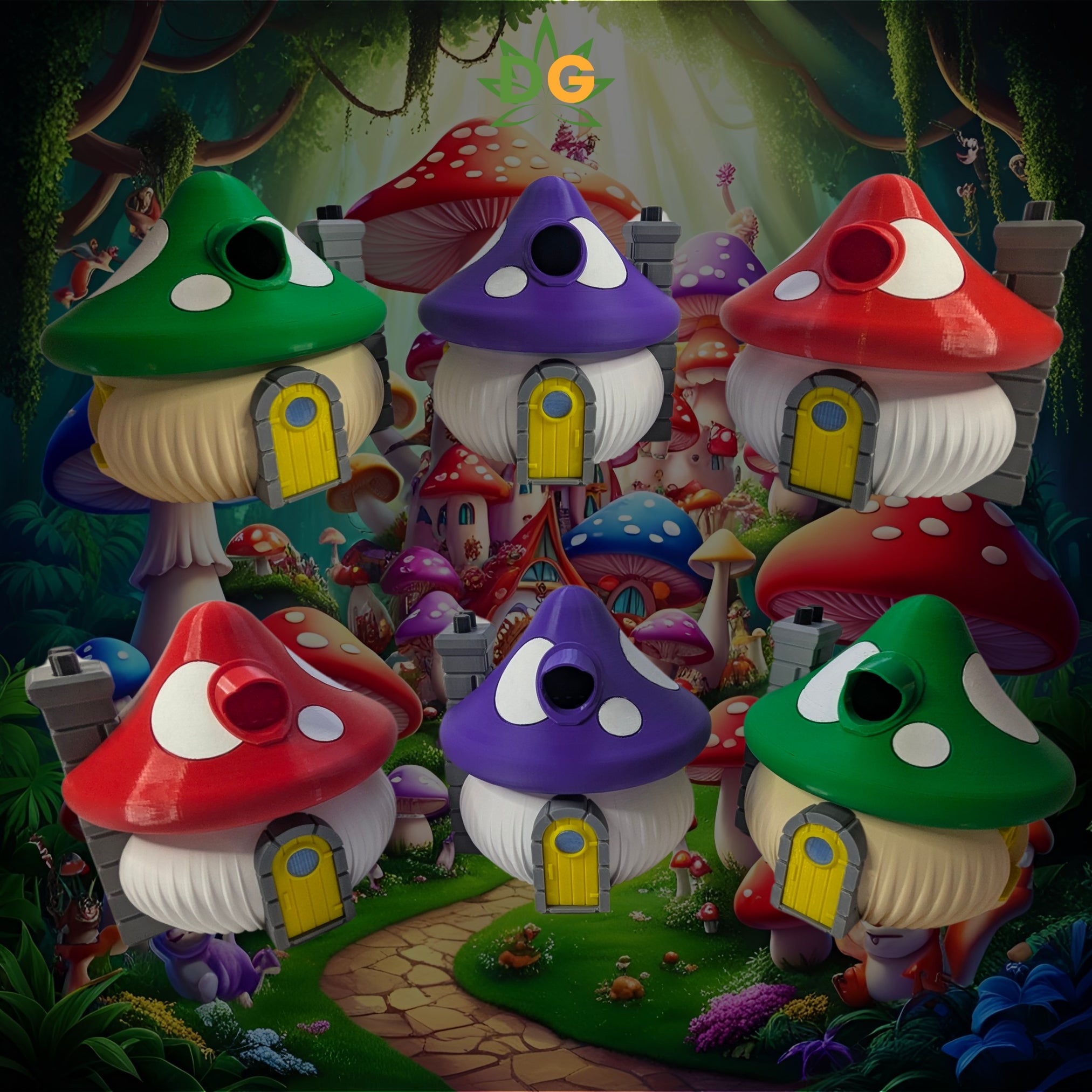 Enchanted Mushroom Birdhouse: A Novel Avian Dwelling